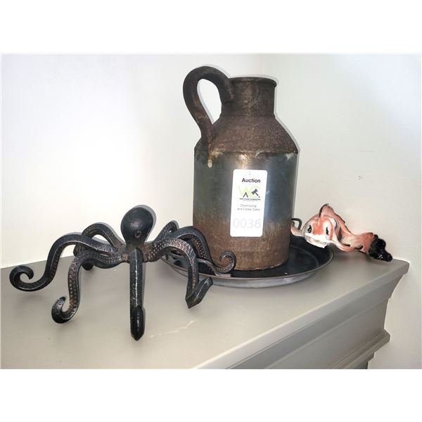 Iron Octopus, Metal Decor A