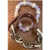 Image 2 : Jewelry Lot Featuring Bracelets, Earrings, Rings, and Pendant