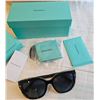 Image 4 : Tiffany & Co. Black Sunglasses with Case and Accessories
