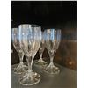 Image 7 : 24% Lead Crystal Items Including Glasses, Dolphin Figurine, and Bowl
