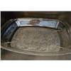 Image 2 : Glass Serving Platter with Floral Etching and Stand