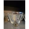 Image 4 : Etched Glass Tumblers and Flared Glass Bowls