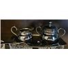 Image 3 : Crystal Tumblers, Silver Serving Set, and Religious Memorabilia