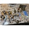 Image 1 : Kitchen Measuring Cups, Figurines, Religious Crosses, and Bookmarks