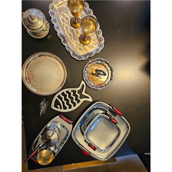 Silver-Plated Serveware and Table Accessories