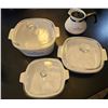 Image 1 : Corning Ware Blue Cornflower Casserole Dishes and Percolator