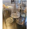 Image 4 : Glass Vases and Jars with Woven and Burlap Accents