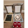 Image 1 : Silver-Tone Picture Frames and Decorative Mirror