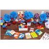 Image 3 : Dr. Seuss Cat in the Hat Birthday Party Decoration Set
