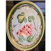Image 1 : Hand-Painted Antica Fornace Ceramic Oval Platter, 21x16 Inches