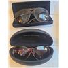 Image 1 : Two Designer Sunglasses - Versace and Coach with Cases