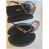 Image 2 : Two Designer Sunglasses - Versace and Coach with Cases