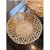 Image 2 : Five-Piece Collection of Wicker Baskets ( Ceramic Planter Not Included )
