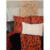 Image 2 : Decorative Throw Pillow Set in Varying Textures and Patterns