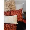 Image 3 : Decorative Throw Pillow Set in Varying Textures and Patterns