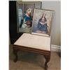Image 1 : Framed Religious Artwork Featuring Madonna and Saints