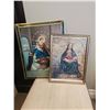 Image 2 : Framed Religious Artwork Featuring Madonna and Saints