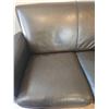 Image 2 : Natuzzi Italian Leather Two-Seater Sofa in Black