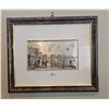 Image 1 : Framed Metal Repousse Artwork Depicting Venice, 24 x 20 Inches