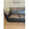 Image 2 : Natuzzi Real Leather Sofa, 84 x 31 x 33 Inches