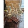 Image 1 : Clear Glass Jars and Bottles with Lids