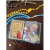 Image 2 : Religious and Decorative Items with Rosaries and Keepsakes