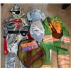 Image 1 : Costume Outfits Including Knight, Triceratops, and Ninja Turtle