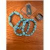 Image 2 : Blue-Toned Fashion Jewelry Including Necklaces, Bracelets, Rings, and More