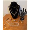 Image 1 : Costume Jewelry Lot with Necklaces, Bracelets, and Earrings