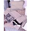 Image 2 : Throw Pillows, Quilted Blanket, and Couch Cover Set