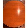 Image 12 : Oval Cherry Wooden Dining Table with Six Chairs