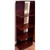 Image 3 : Dark Wooden Bookshelf with Five Open Shelves