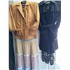 Image 1 : Womens Leather Jacket, Trench Coat, and Two Dresses