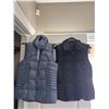 Image 1 : Puffer Vests in Black and Gray with High Neck Design
