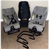 Image 1 : Two Convertible Car Seats with Booster Seat and Hooks