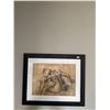 Image 3 : Edgar Degas Framed Print of Le Tub Sketch with Black Frame