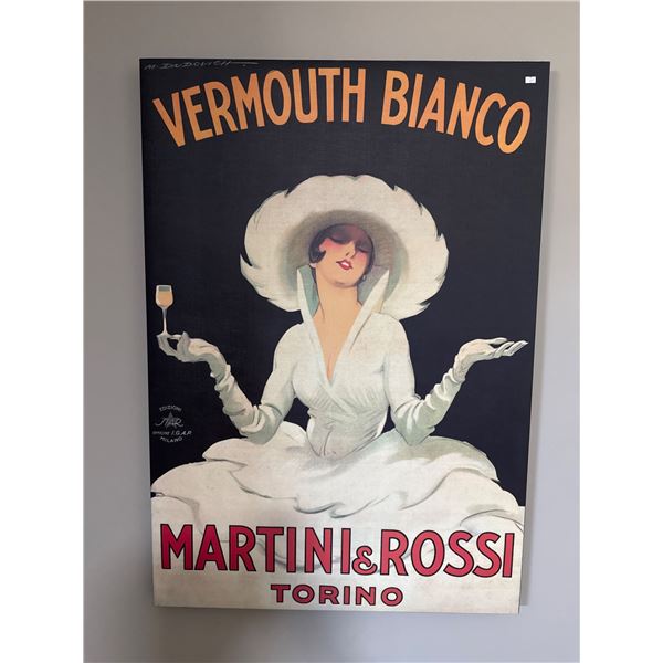Martini & Rossi Vermouth Bianco Advertising Poster Reproduction