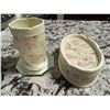 Image 3 : Floral Bathroom Accessory Set and Vintage Clothes Iron