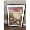 Image 1 : Framed Canadian Pacific Trans-Canada Limited Vintage-Style Poster