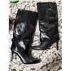 Image 2 : Vince Camuto VP-Kaydein Black Leather Knee-High Boots, Size 7M