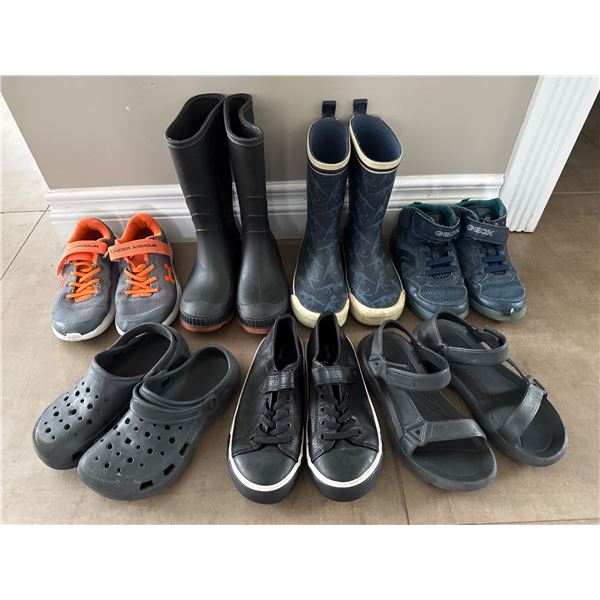 Footwear Including Boots, Sandals, and Sneakers