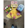 Image 1 : Childrens Play Bundle with Dress, Backpack, Decorations, and Toys