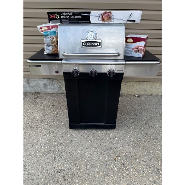 Cuisinart 3-Burner Propane Gas Grill with Accessories