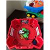 Image 5 : Toys and Puzzles Lot Including Lego Duplo, Plush Toys, and Beyblade