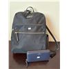 Image 1 : Kate Spade Black Nylon Backpack and Navy Leather Zip Wallet