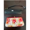Image 2 : Three Bags Including Black Leather and Floral Fabric Designs