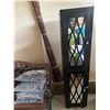 Image 5 : Tall Black Mirrored Cabinet and Sequin Pillows