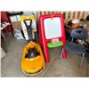 Image 1 : Childrens Push Car and Double-Sided Easel with Accessories