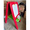 Image 6 : Childrens Push Car and Double-Sided Easel with Accessories