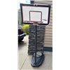 Image 1 : Portable Adjustable Basketball Hoop with Weighted Base